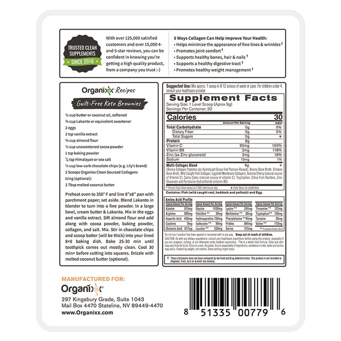 Clean Sourced Collagens